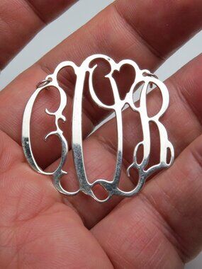 14K Initial C-Q-R Nameplate
